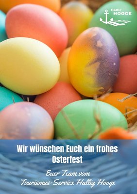Wir wünschen allen frohe Ostern von Hallig Hooge! 
#froheOstern #hallighooge #immeranders #ostern #tourismus_service_hallig_hooge #halligen
