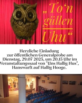 Es geht wieder los! #hoogerspeeldeel #hallighooge #immeranders #tourismus_service_hallig_hooge #theater #generalprobe