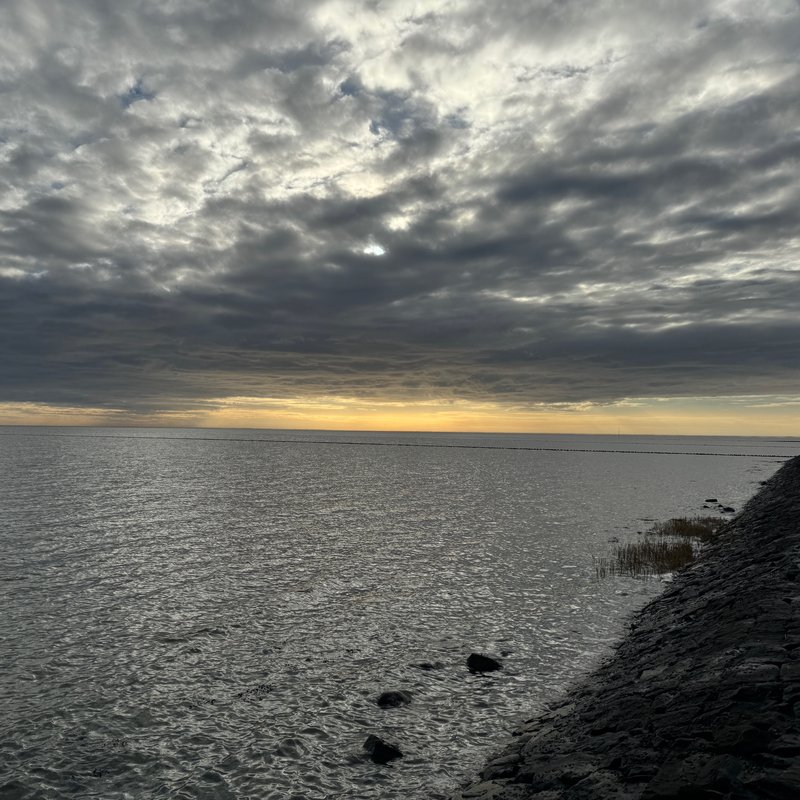 Meer und Wolken