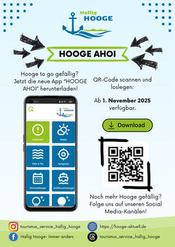 Plakat zum Start von HoogeAhoi