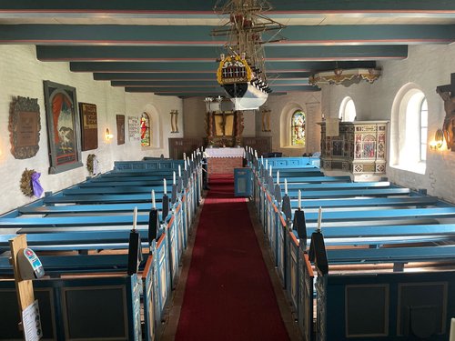 Kirche Blick Altar