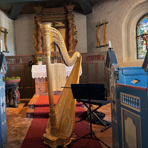 Harfenkonzert in Kirche