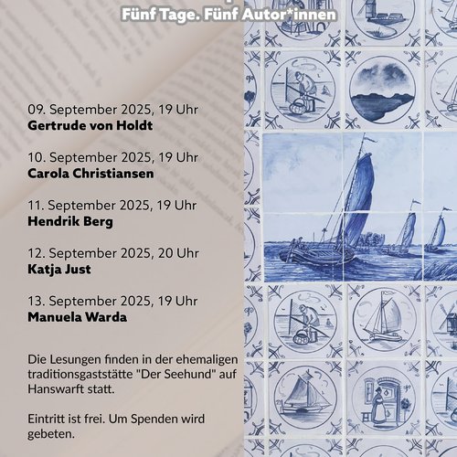 Plakat der Hooger Literaturtage 2025
