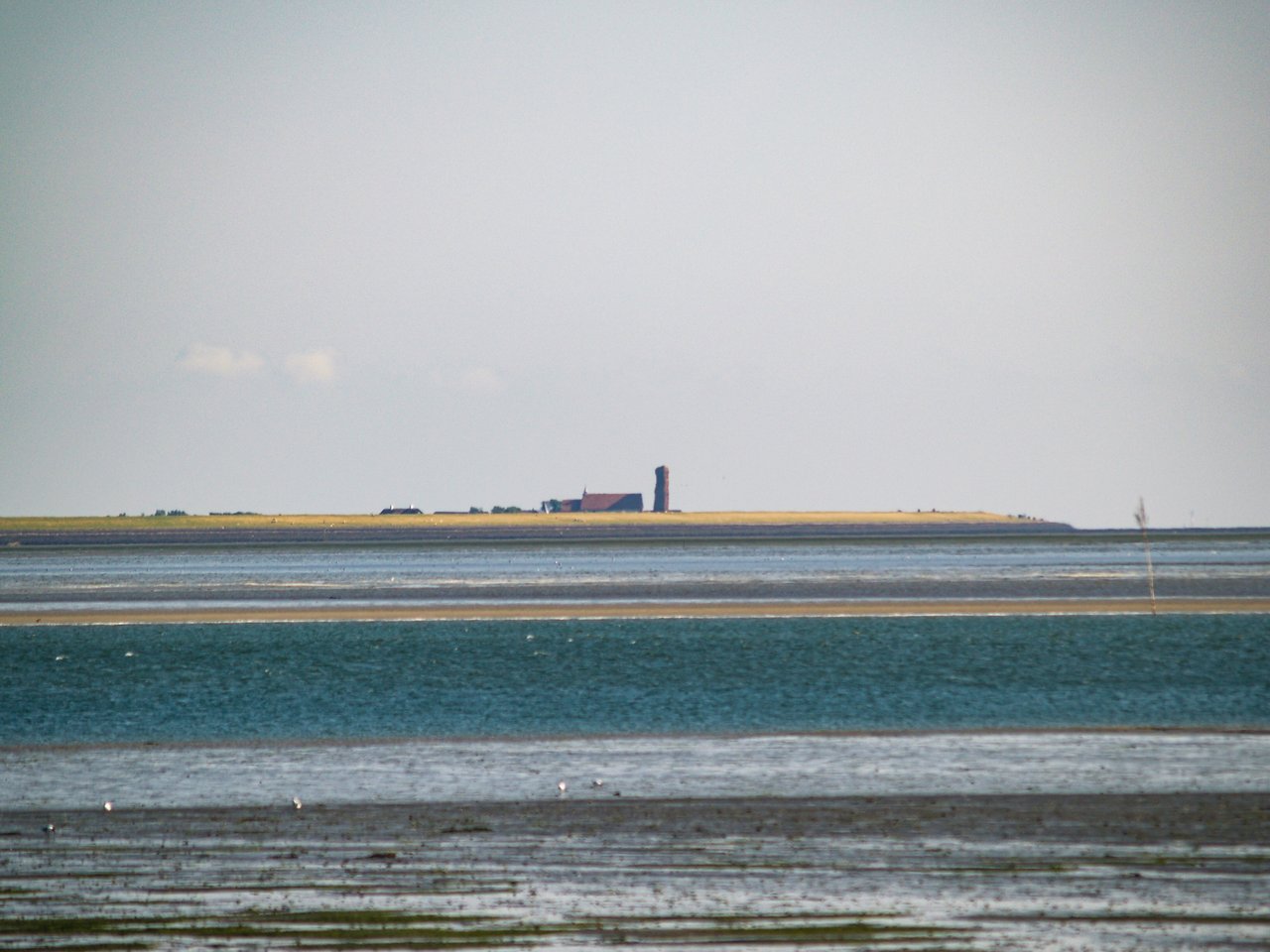 Blick von Hooge nach Pellworm
