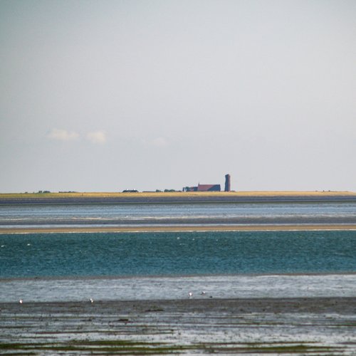Blick von Hooge nach Pellworm