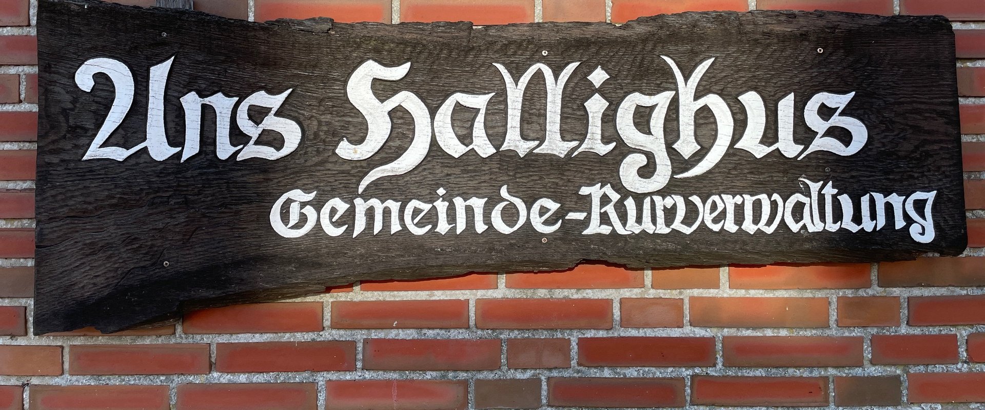 Schild Hallighus