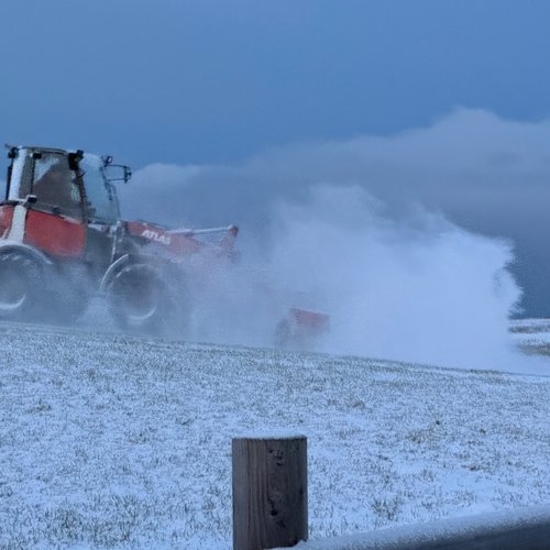 Schneeschieben