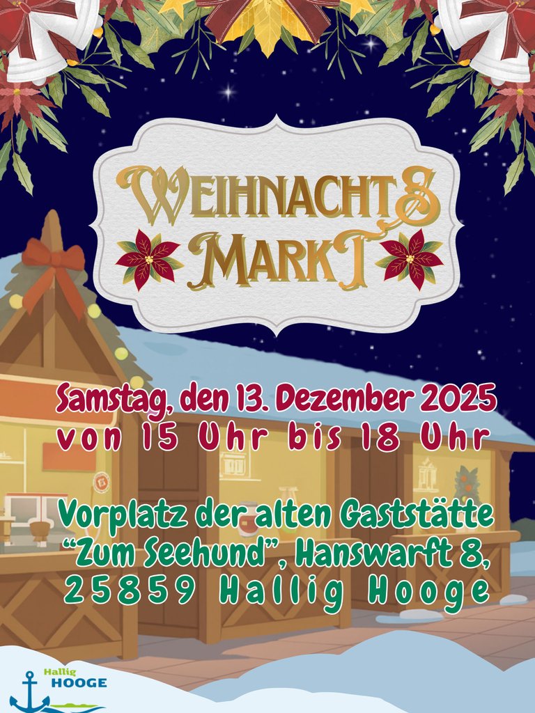 Weihnachtsmarkt Hallig Hooge 2025
