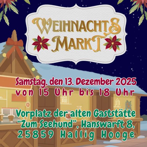 Weihnachtsmarkt Hallig Hooge 2025