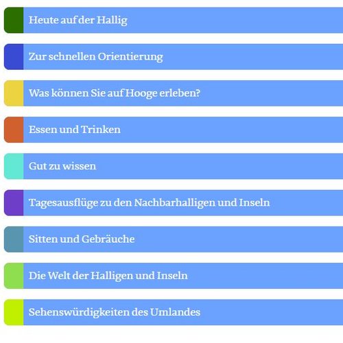 Screenshot der Gästemappe